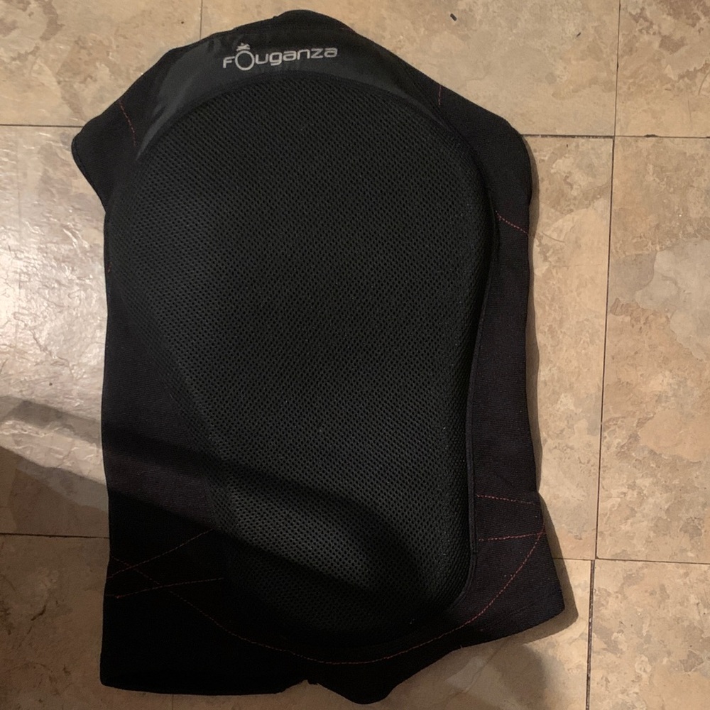 Fouganza Wearable Unisex Zip Up Equestrian saddle pas/Back Support Pad SZ Small